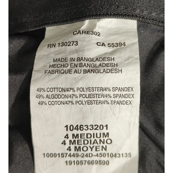 Lee Women's Ultra Lux Comfort Regular Fit Mid Rise Black Trousers Size 4 Medium - Picture 5 of 5